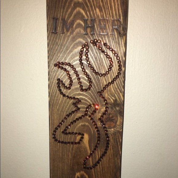 Handmade Swarovski crystal wall art - Picture 5 of 8